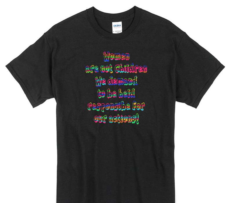 Custom Gildan 100% Cotton Black T-Shirt