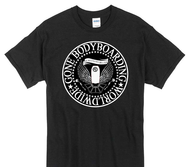 Custom Gildan 100% Cotton Black T-Shirt