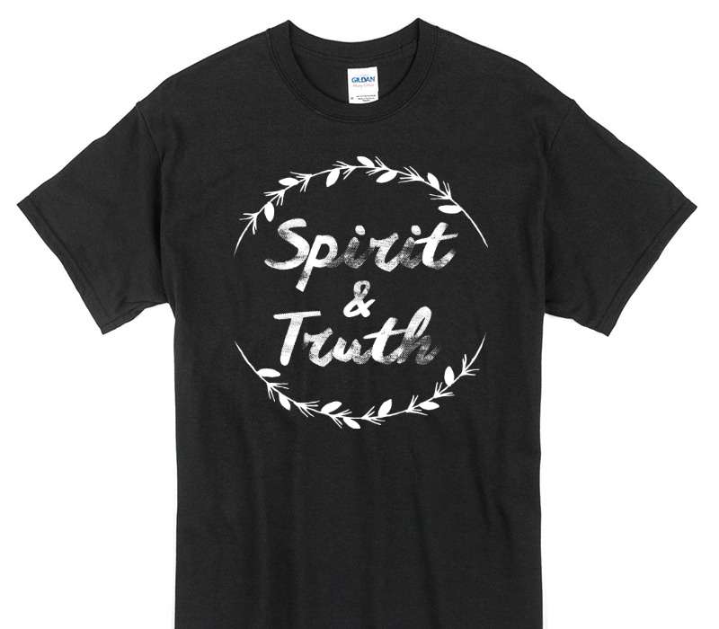 Custom Gildan 100% Cotton Black T-Shirt
