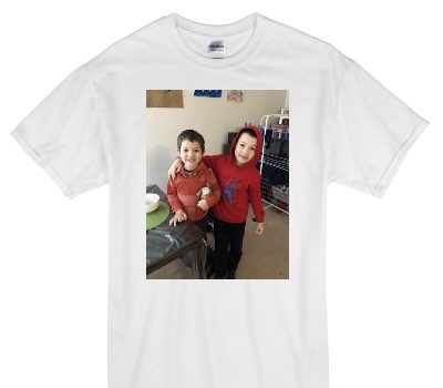 Custom Gildan 100% Cotton White T-Shirt