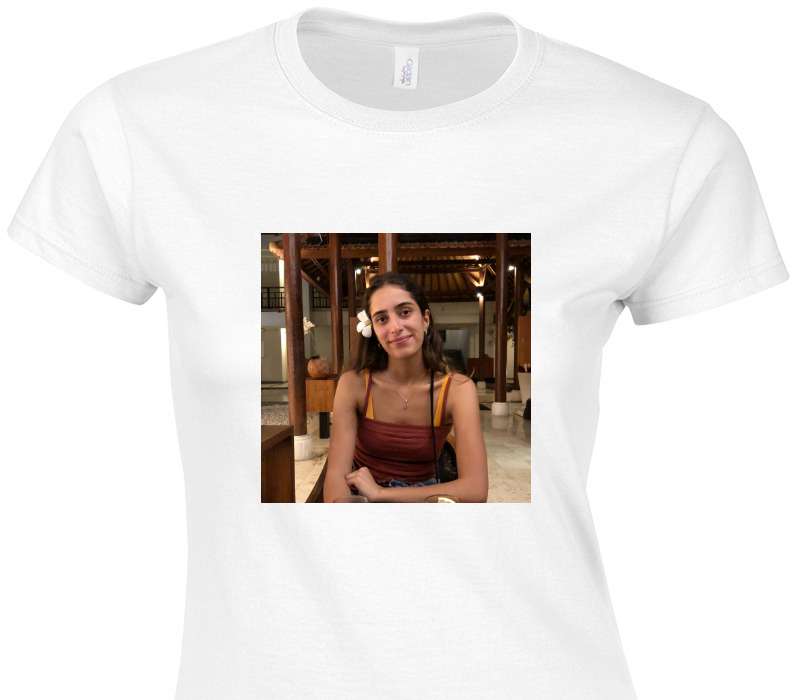 Custom Womens Soft Style 100% Cotton White T-Shirt