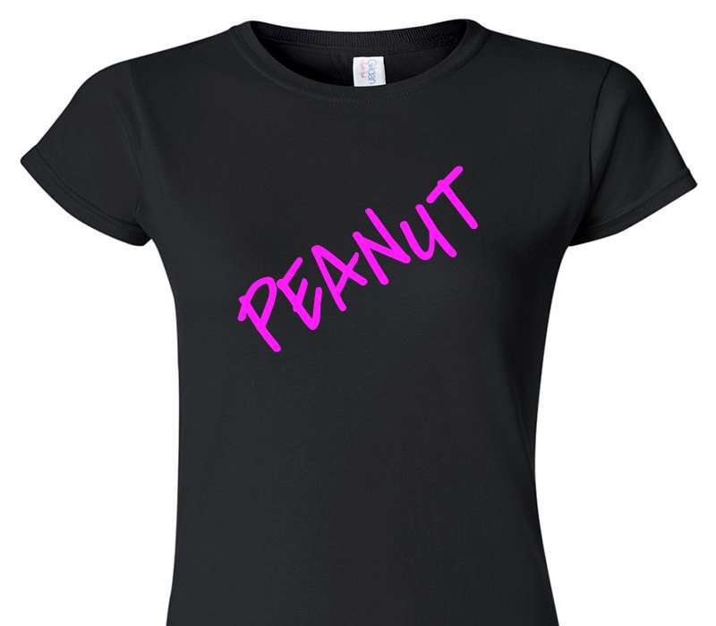 Custom Womens Soft Style 100% Cotton Black T-Shirt