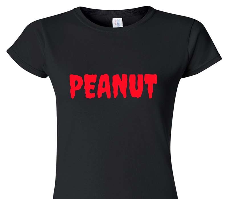 Custom Womens Soft Style 100% Cotton Black T-Shirt