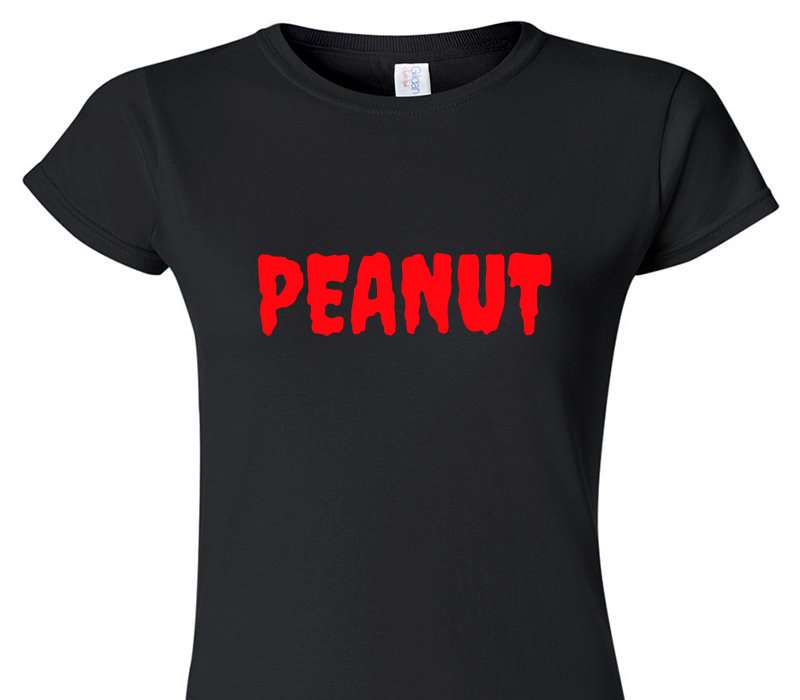 Custom Womens Soft Style 100% Cotton Black T-Shirt