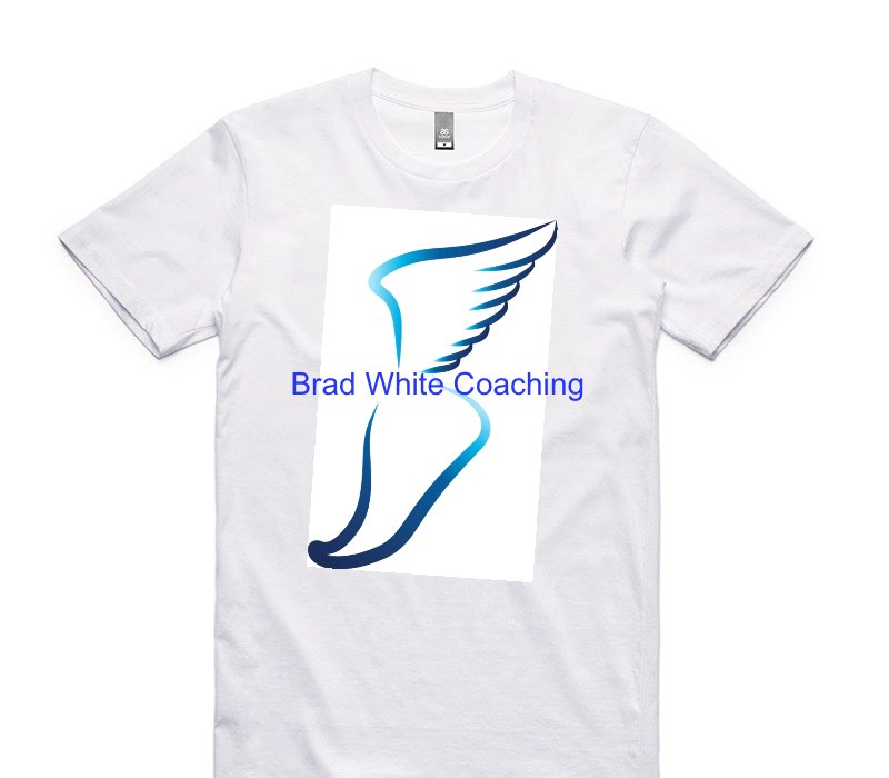 Custom AS Colour 100% Cotton White T-Shirt