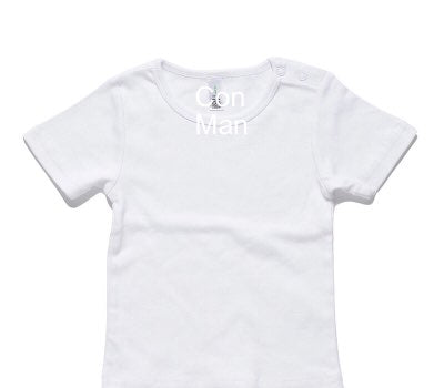 Custom AS Colour White Baby T-Shirt