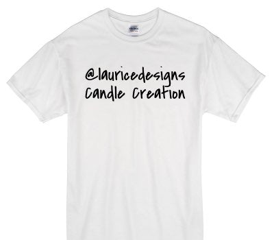 Custom Gildan 100% Cotton White T-Shirt