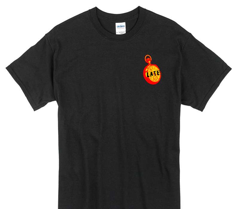 Custom Gildan 100% Cotton Black T-Shirt