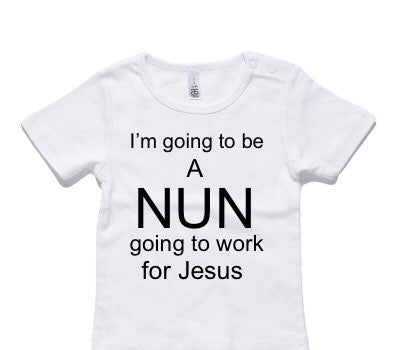 Custom AS Colour White Baby T-Shirt