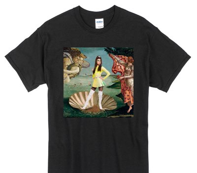 Custom Gildan 100% Cotton Black T-Shirt
