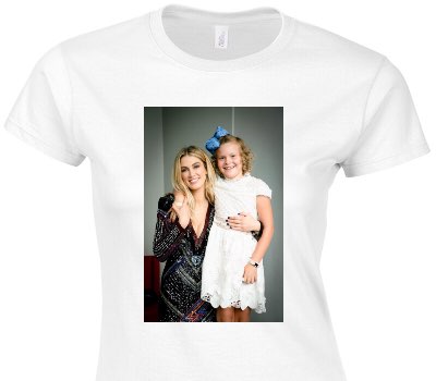Custom Womens Soft Style 100% Cotton White T-Shirt