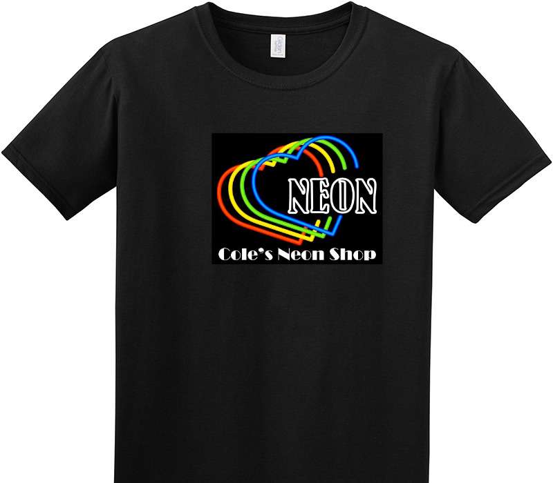 Custom Adult Soft Style 100% Cotton Black T-Shirt