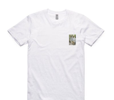 Custom AS Colour 100% Cotton White T-Shirt