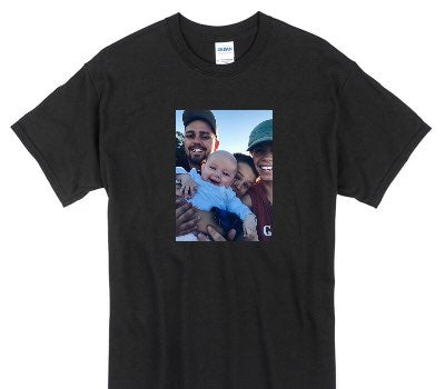 Custom Gildan 100% Cotton Black T-Shirt