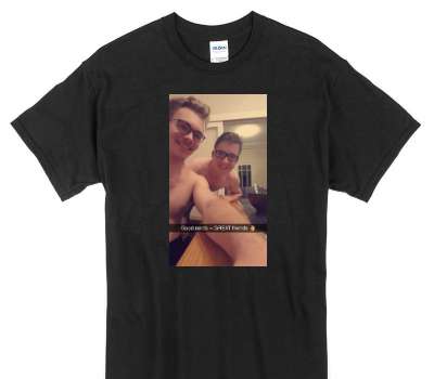 Custom Gildan 100% Cotton Black T-Shirt