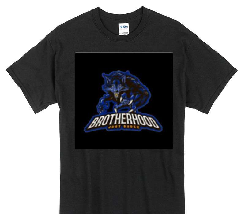 Custom Gildan 100% Cotton Black T-Shirt