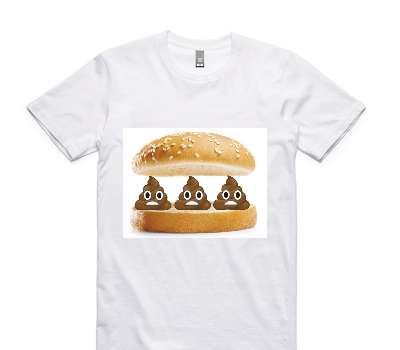 Custom AS Colour 100% Cotton White T-Shirt