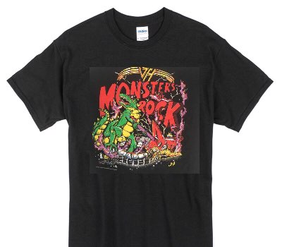 Custom Gildan 100% Cotton Black T-Shirt
