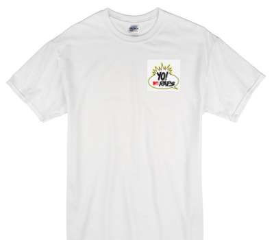 Custom Gildan 100% Cotton White T-Shirt