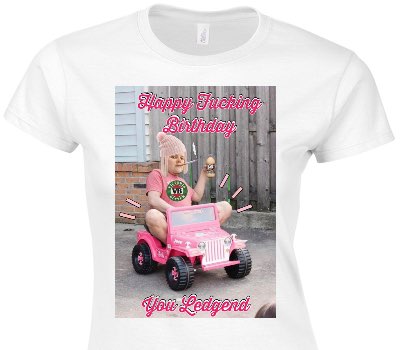 Custom Womens Soft Style 100% Cotton White T-Shirt