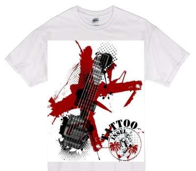 Custom Gildan 100% Cotton White T-Shirt