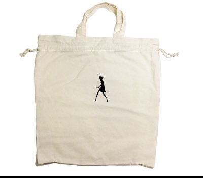 Custom Drawstring Tote Bag Cotton Calico