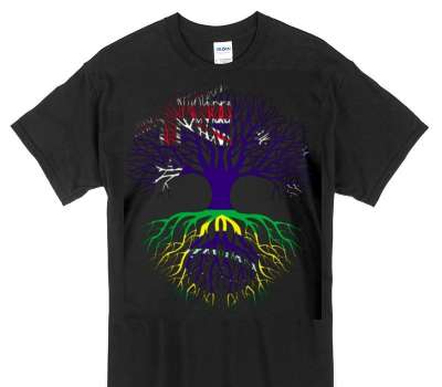 Custom Gildan 100% Cotton Black T-Shirt
