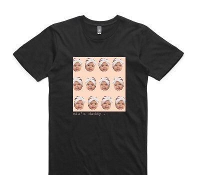 Custom AS Colour 100% Cotton Black T-Shirt