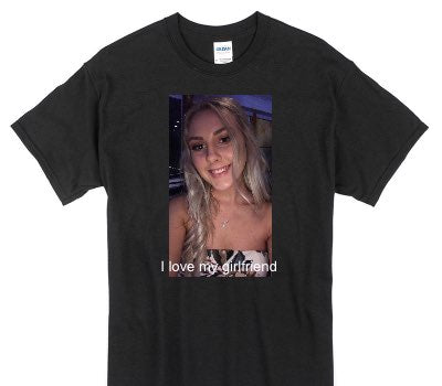 Custom Gildan 100% Cotton Black T-Shirt