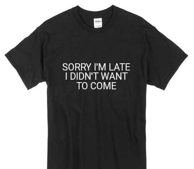 Custom Gildan 100% Cotton Black T-Shirt