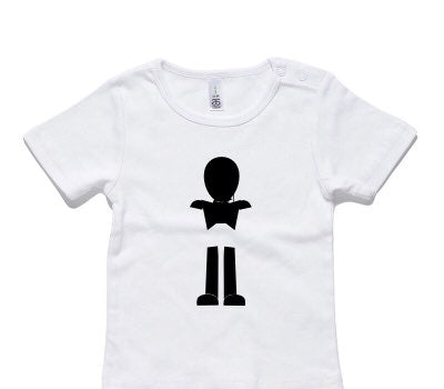 Custom AS Colour White Baby T-Shirt