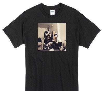 Custom Gildan 100% Cotton Black T-Shirt