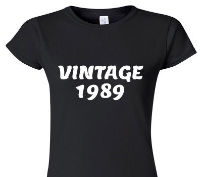 Custom Womens Soft Style 100% Cotton Black T-Shirt