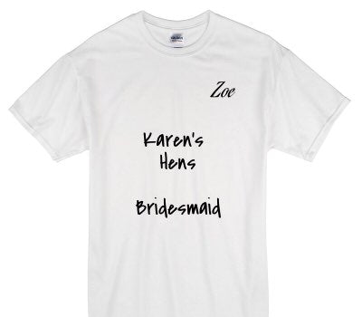 Custom Gildan 100% Cotton White T-Shirt