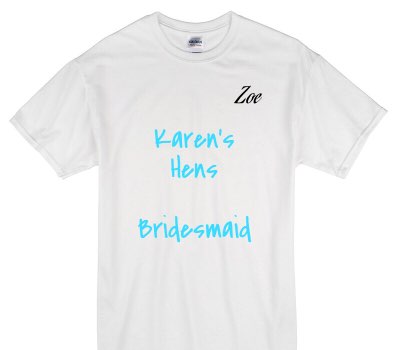 Custom Gildan 100% Cotton White T-Shirt