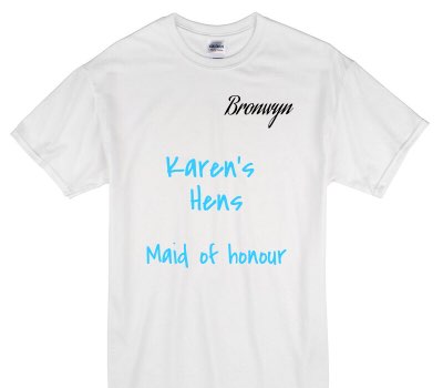 Custom Gildan 100% Cotton White T-Shirt