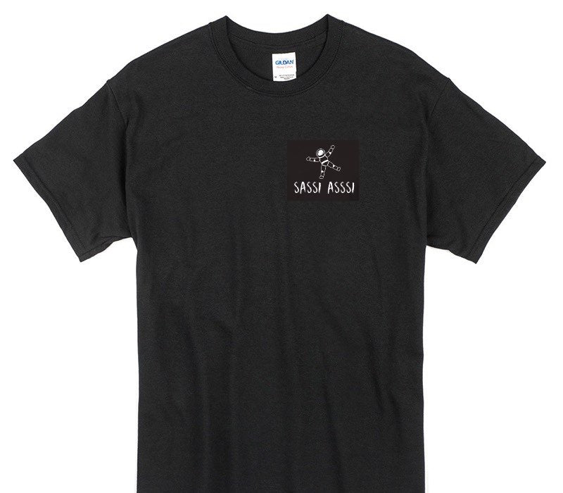 Custom Gildan 100% Cotton Black T-Shirt