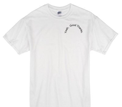Custom Gildan 100% Cotton White T-Shirt