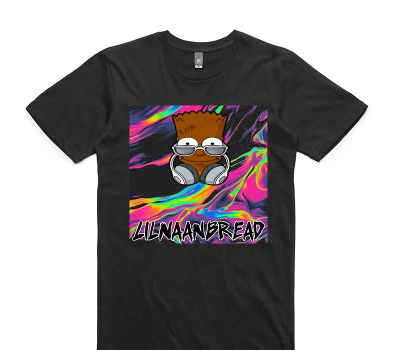 Custom AS Colour 100% Cotton Black T-Shirt