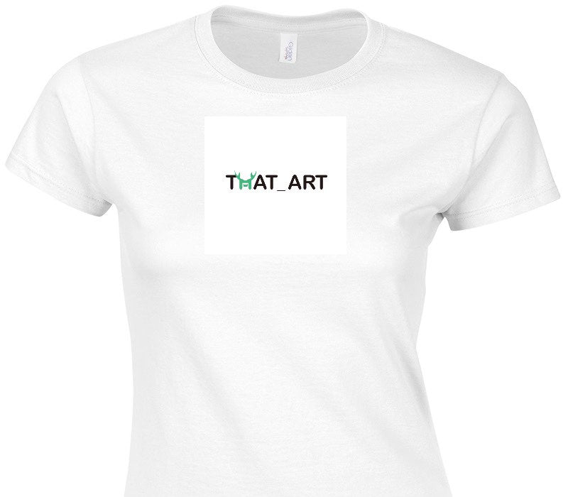 Custom Womens Soft Style 100% Cotton White T-Shirt