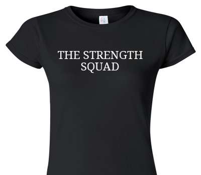 Custom Womens Soft Style 100% Cotton Black T-Shirt