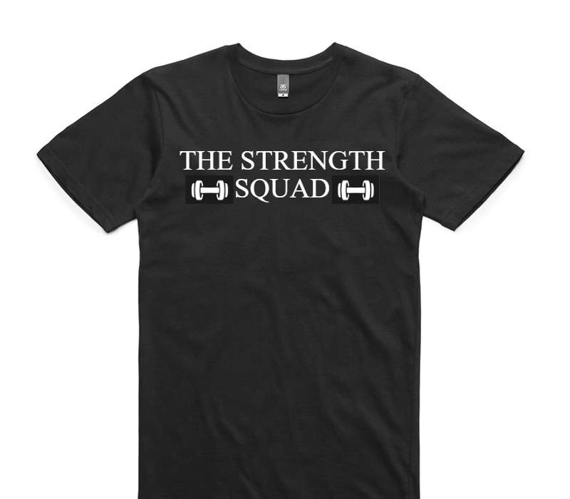 Custom AS Colour 100% Cotton Black T-Shirt