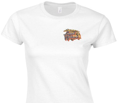 Custom Womens Soft Style 100% Cotton White T-Shirt