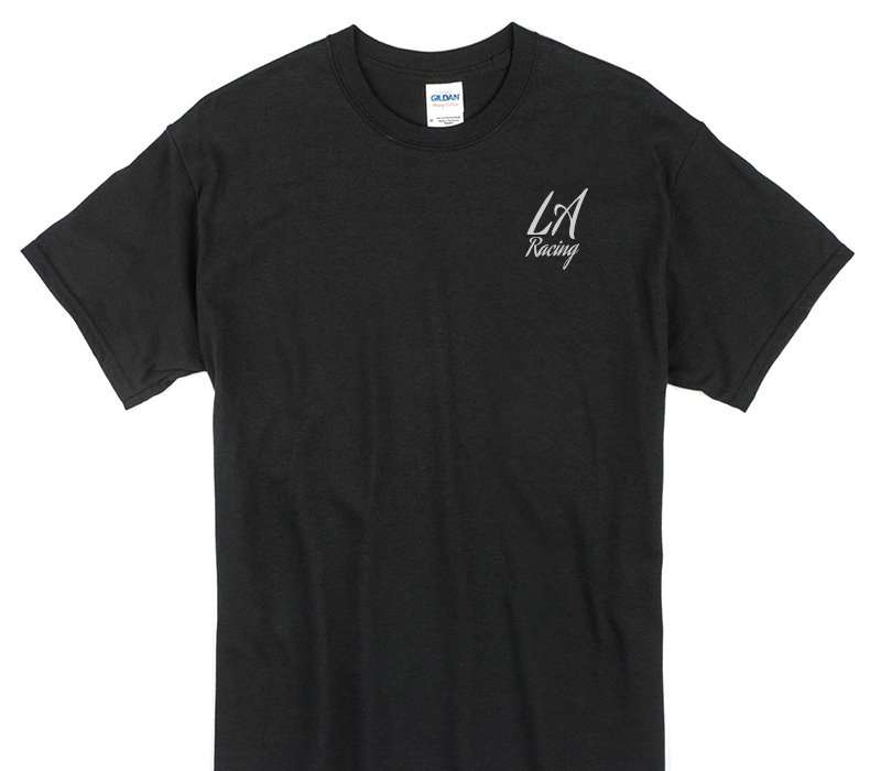 Custom Gildan 100% Cotton Black T-Shirt