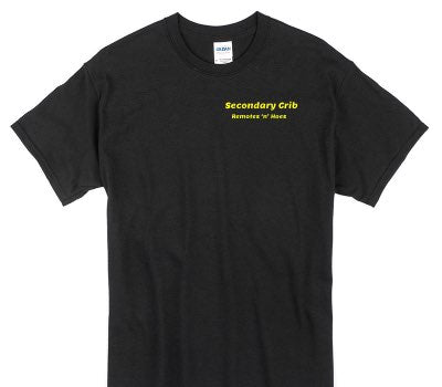 Custom Gildan 100% Cotton Black T-Shirt