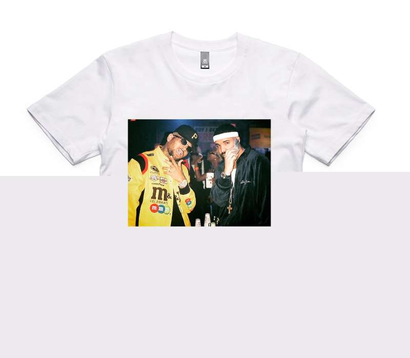 Custom AS Colour 100% Cotton White T-Shirt