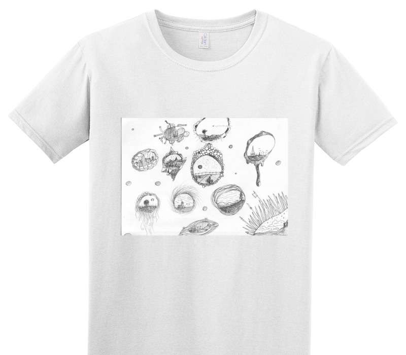 Custom Adult Soft Style 100% Cotton White T-Shirt