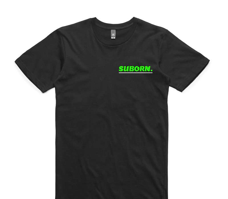 Custom AS Colour 100% Cotton Black T-Shirt