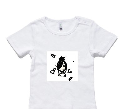 Custom AS Colour White Baby T-Shirt