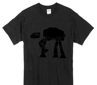 Custom Gildan 100% Cotton Black T-Shirt